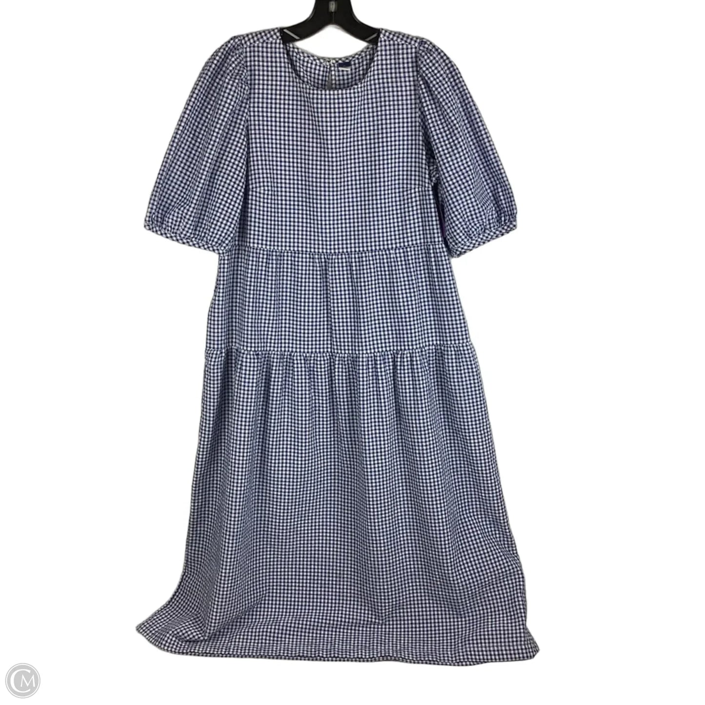 Dress Casual Maxi By Old Navy In Checkered Pattern, Size: M