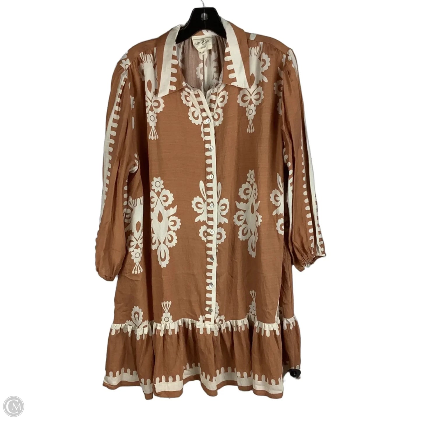 Dress Casual Short By Umgee In Tan, Size: L