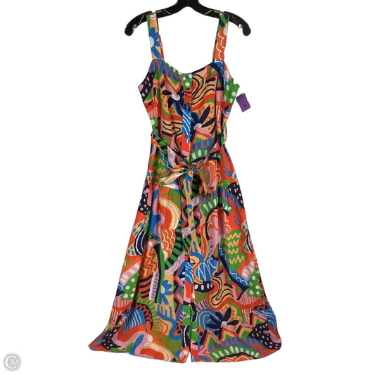 Dress Casual Maxi By Cmc In Multi-colored, Size: S