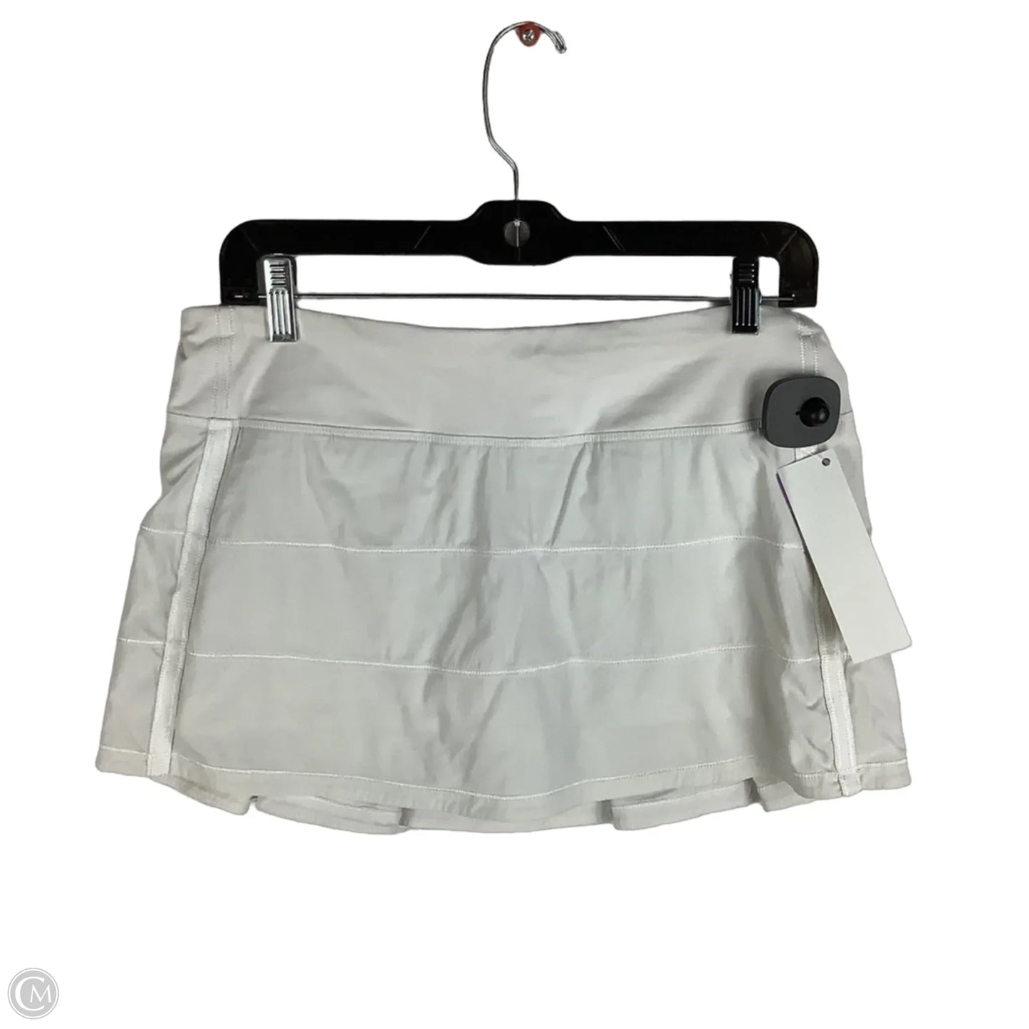 Athletic Skirt By Lululemon In White, Size: 8