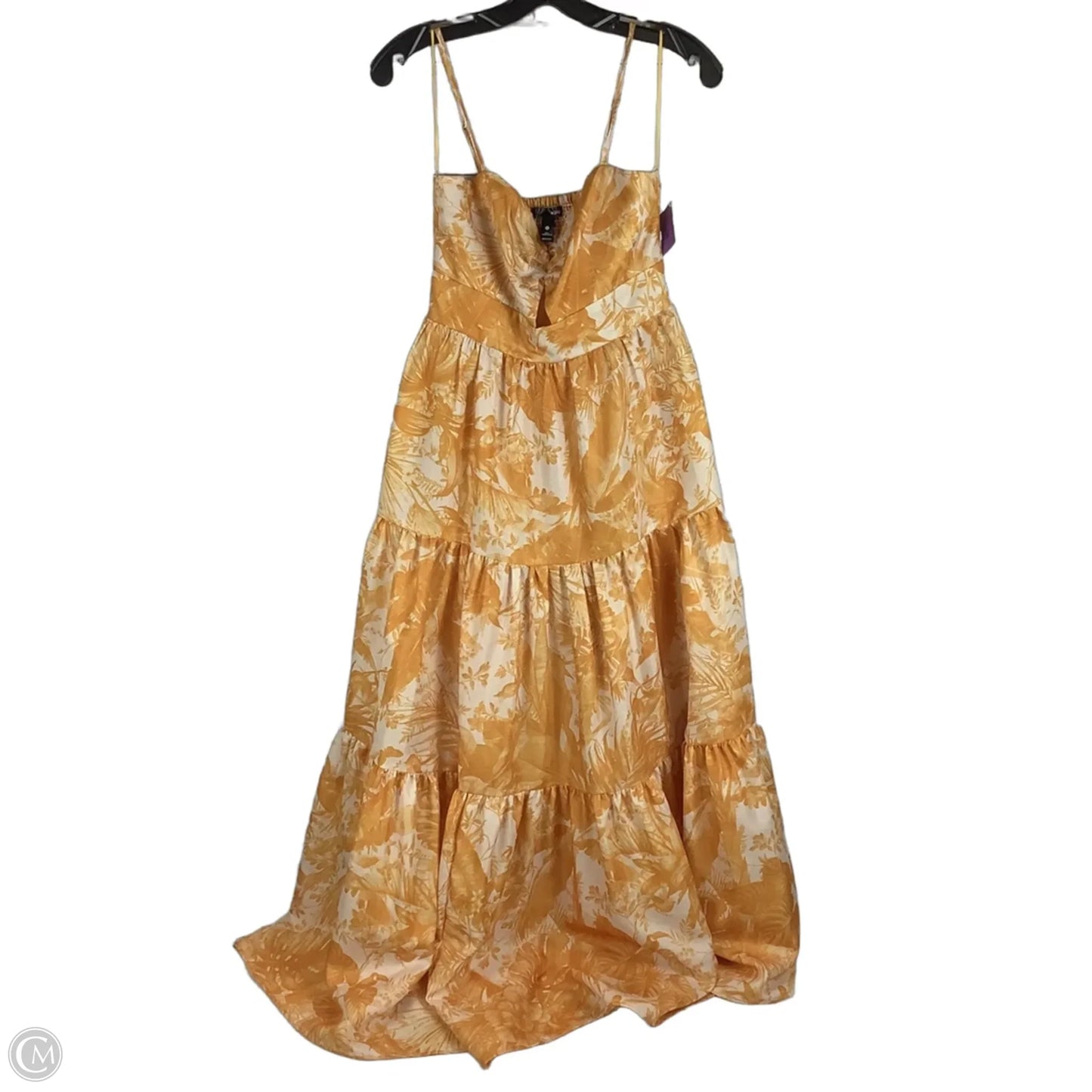 Dress Casual Maxi By Aqua In Yellow, Size: S