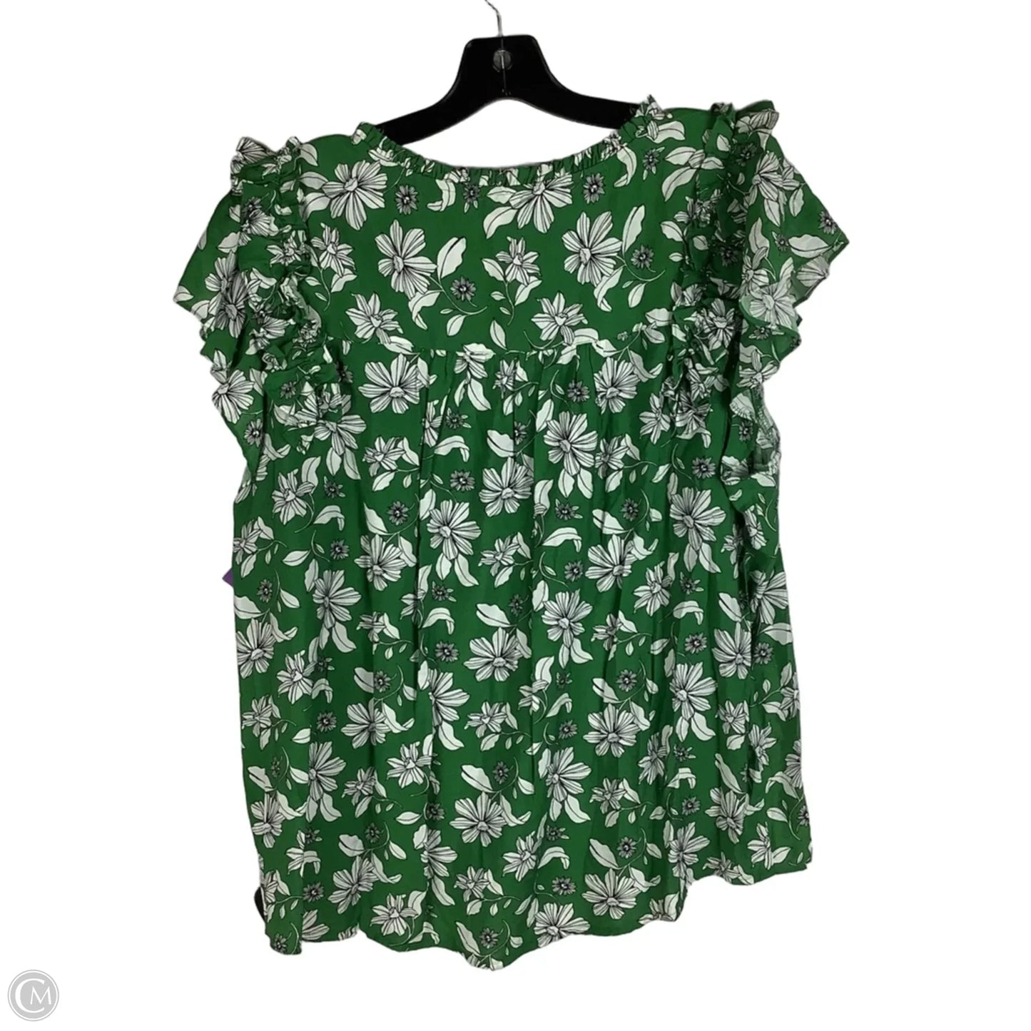 Top Short Sleeve By Sonoma In Green, Size: Xl