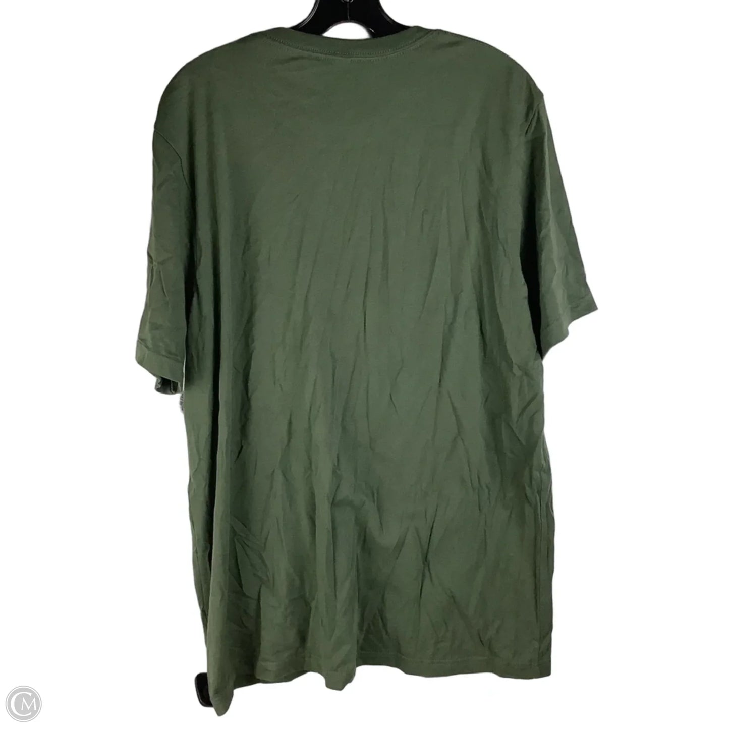 Top Short Sleeve By Canvas In Green, Size: Xl