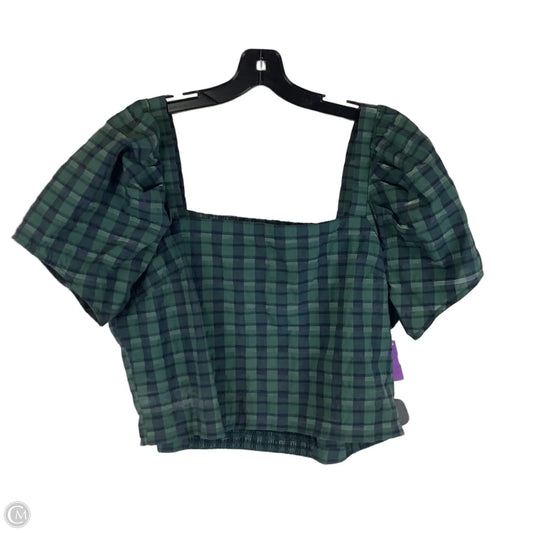 Top Short Sleeve By Madewell In Green, Size: Xl