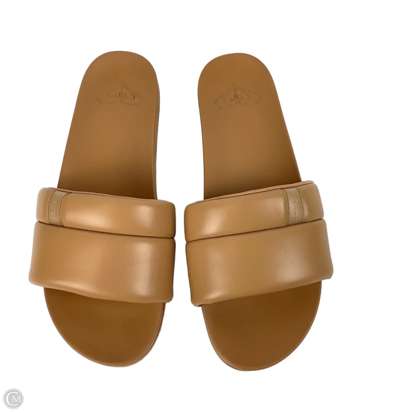Sandals Flats By Roxy In Tan, Size: 9