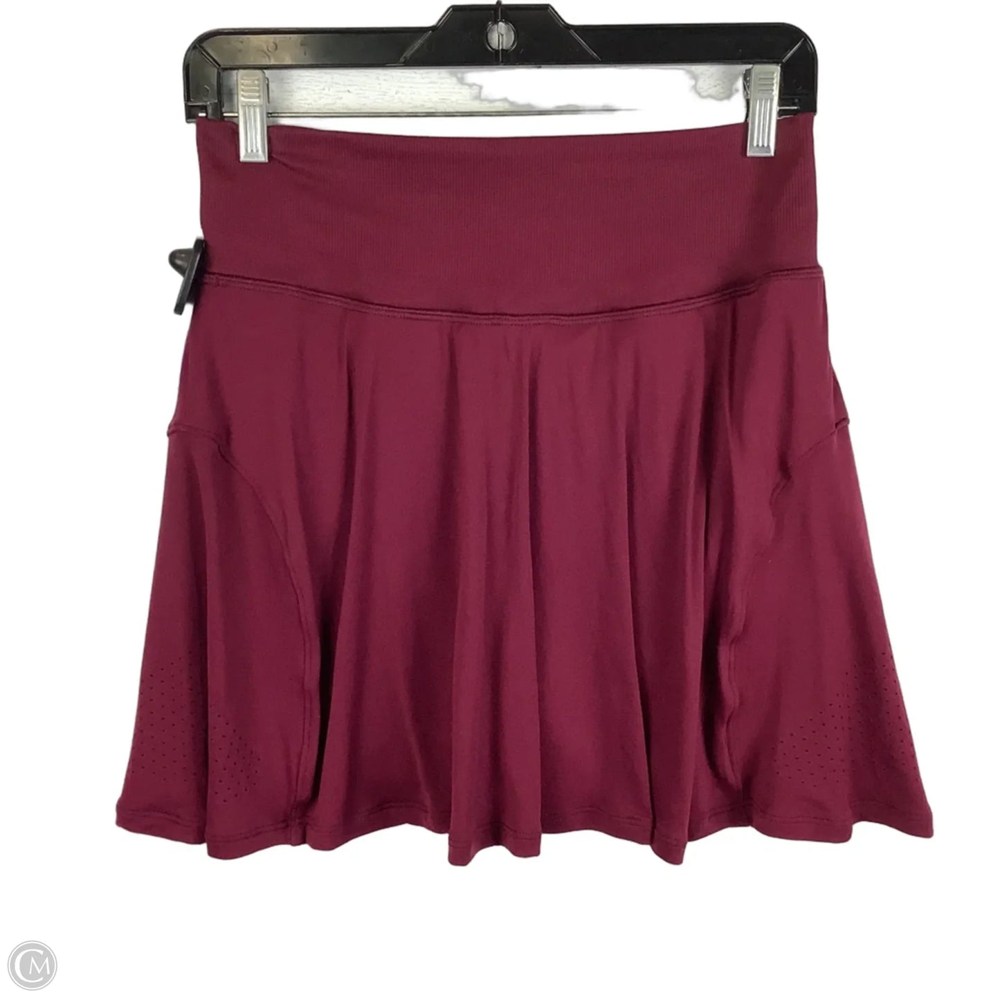 Athletic Skort By Gym Shark In Maroon, Size: L