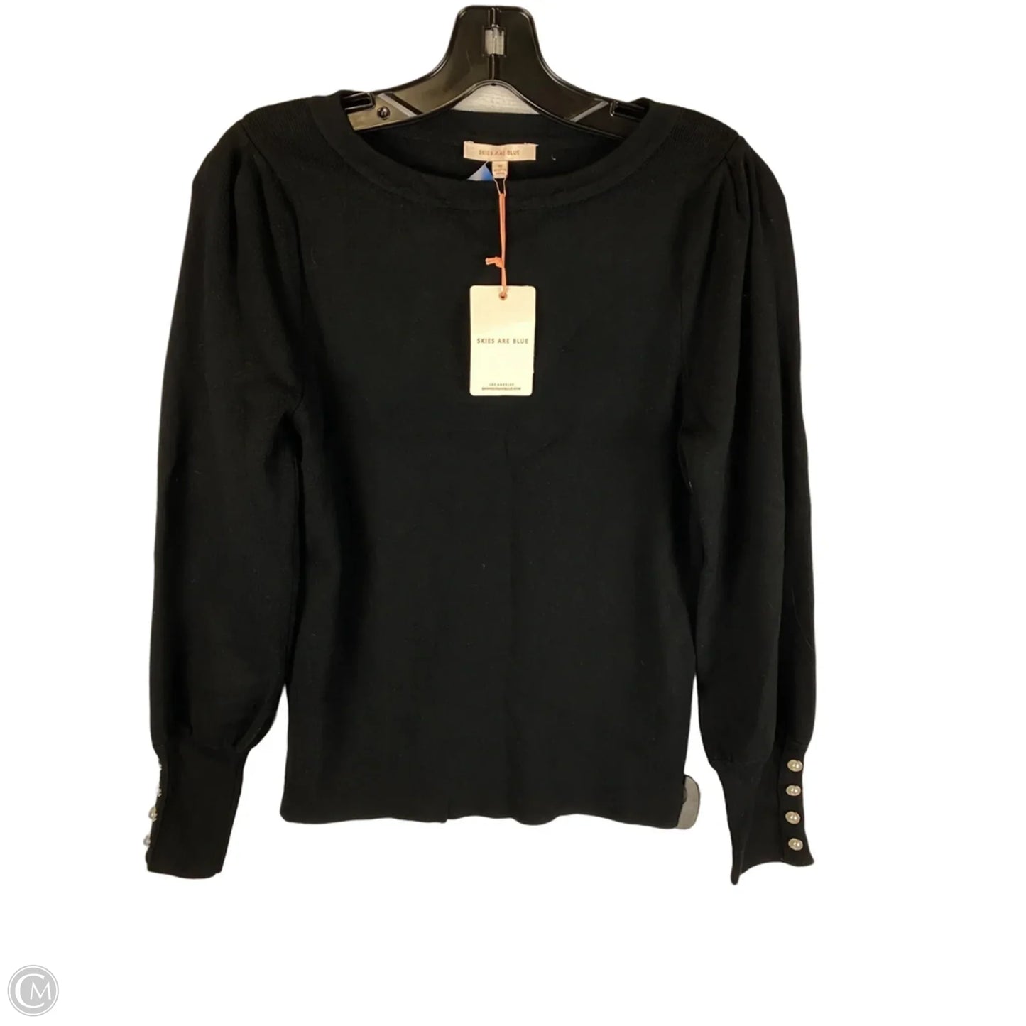 Sweater By Skies Are Blue In Black, Size: M