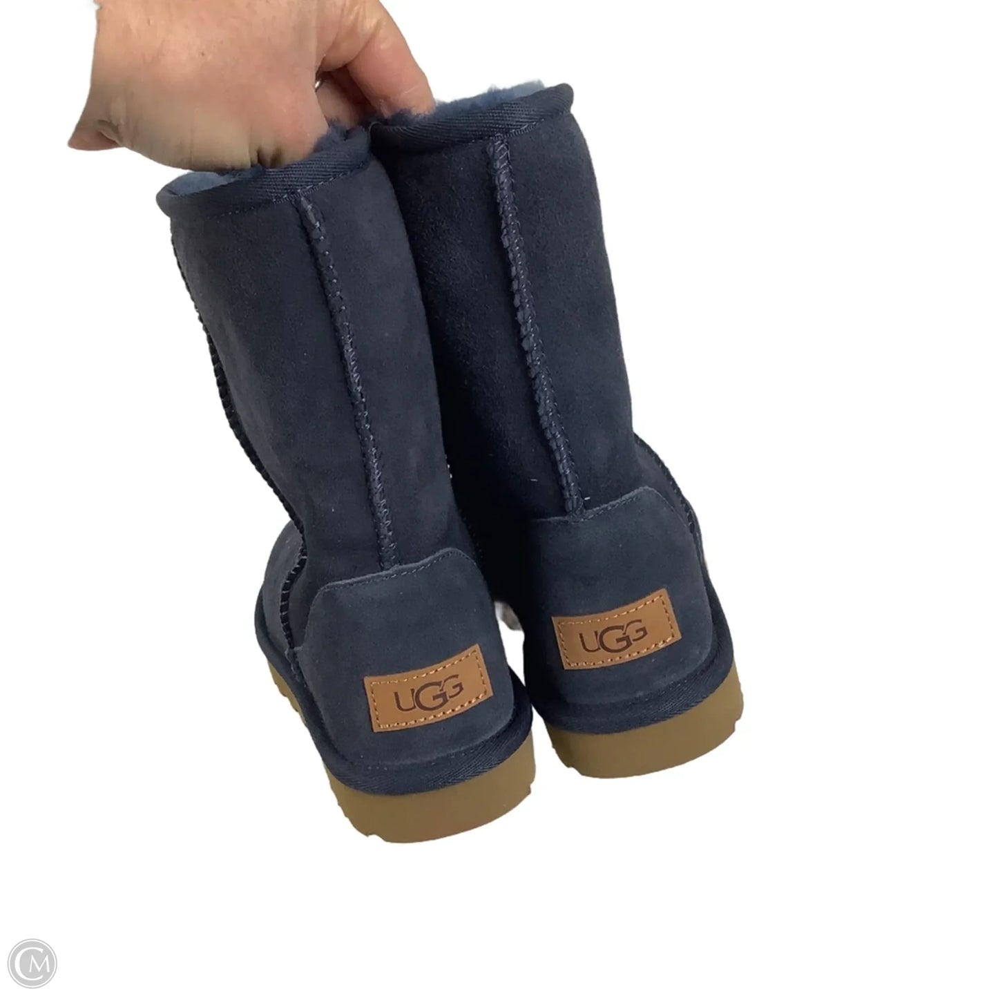 Boots Designer By Ugg In Navy, Size: 6