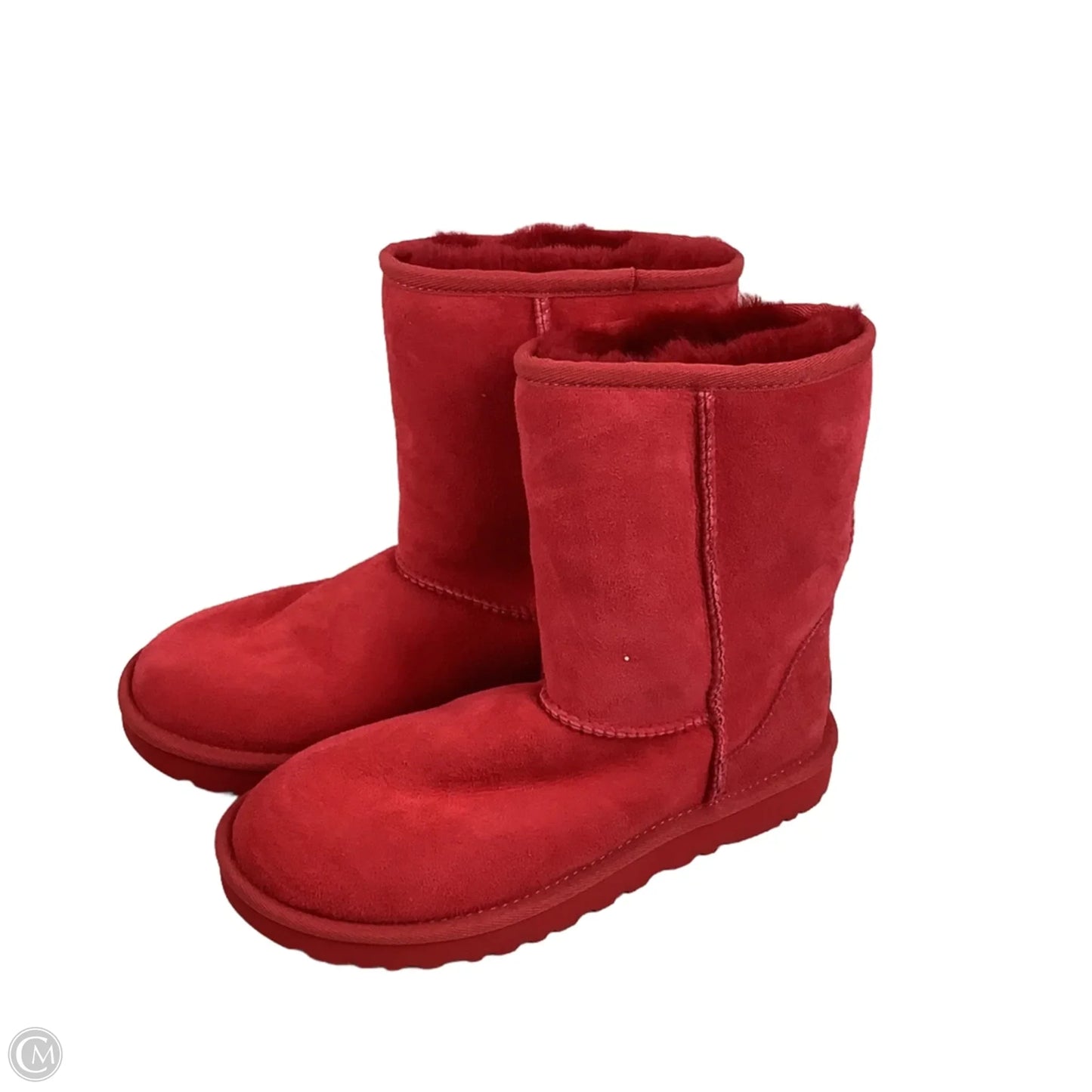 Boots Designer By Ugg In Red, Size: 6