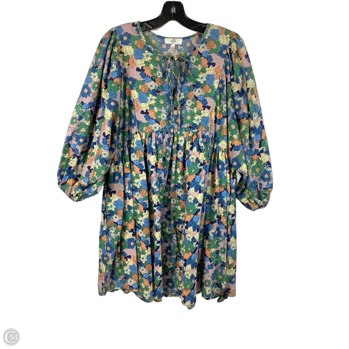 Dress Casual Short By Entro In Floral Print, Size: L