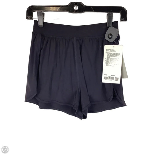 Athletic Shorts By Lululemon In Black, Size: Xxs