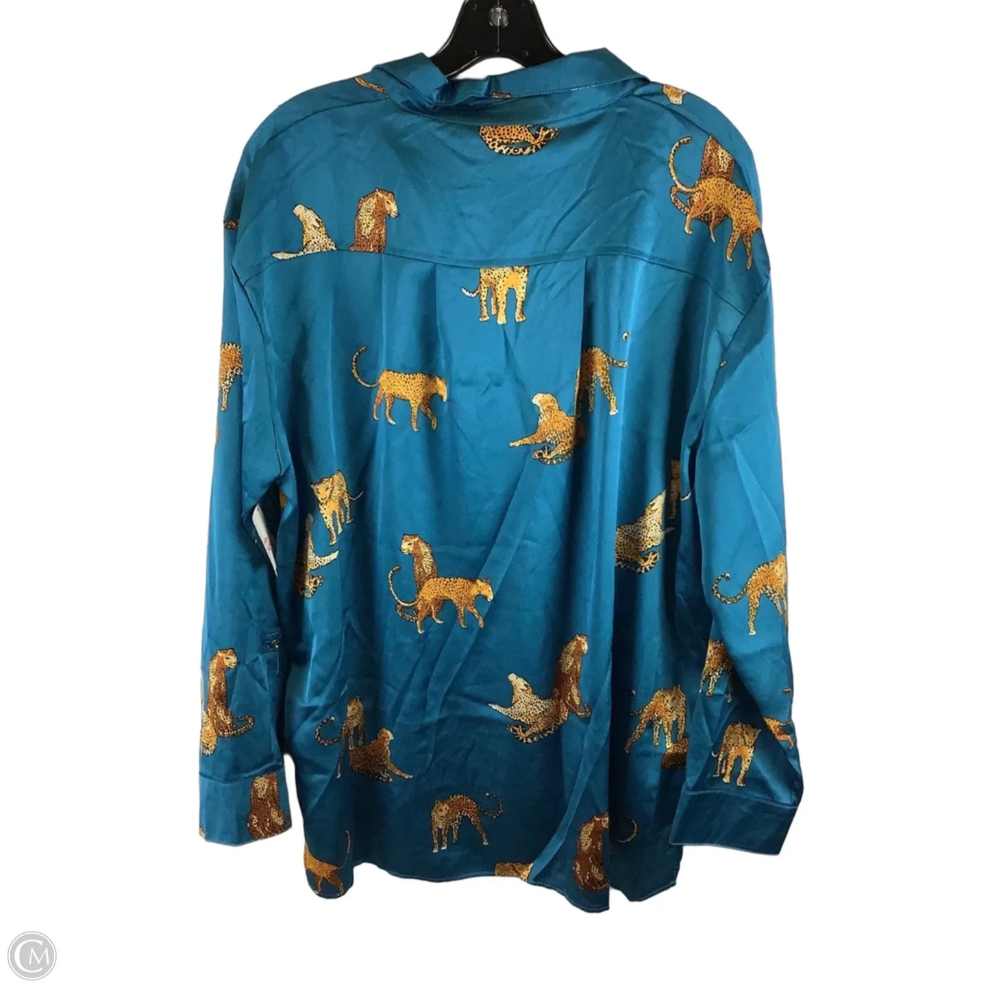 Top Long Sleeve By Umgee In Blue, Size: L