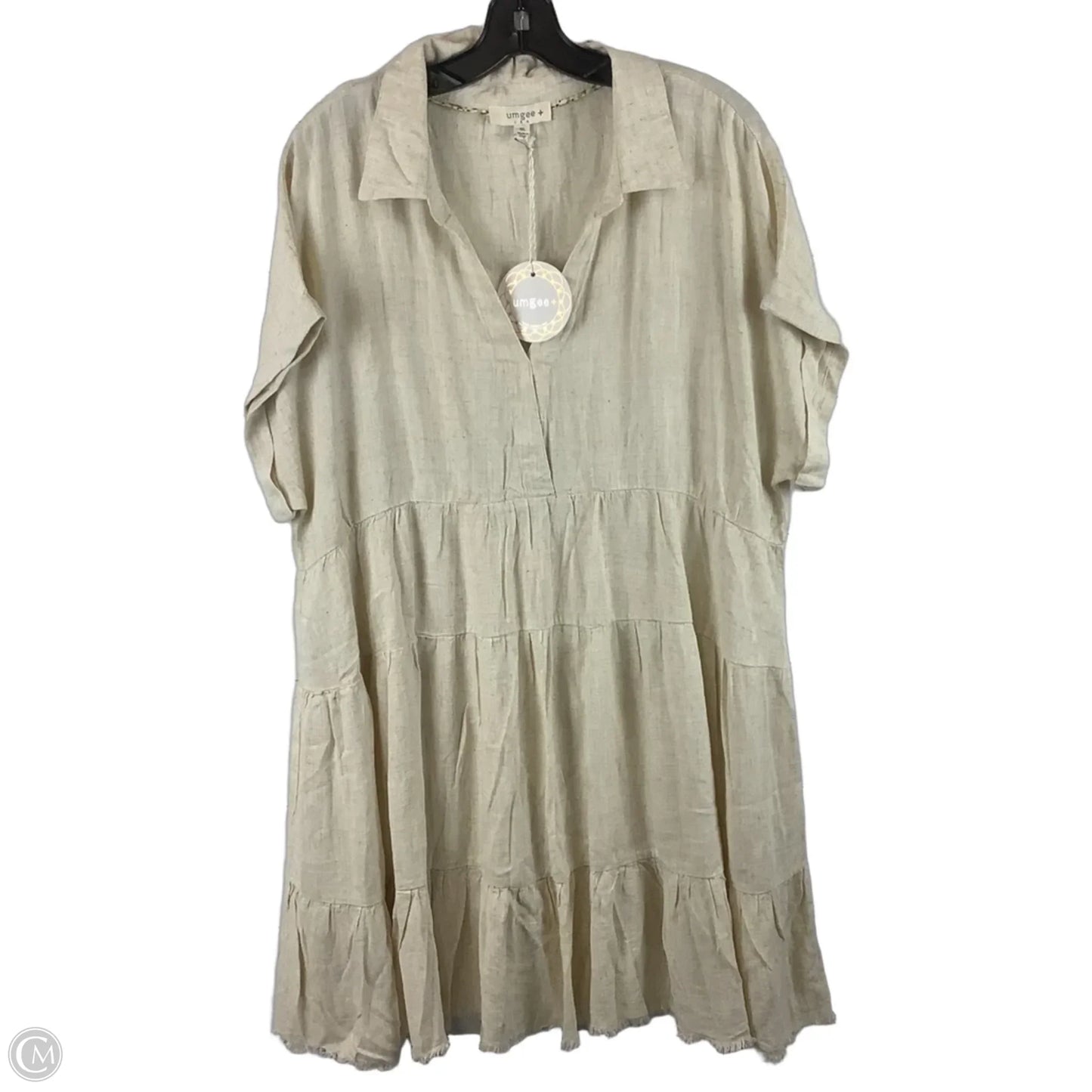 Dress Casual Short By Umgee In Tan, Size: 1x