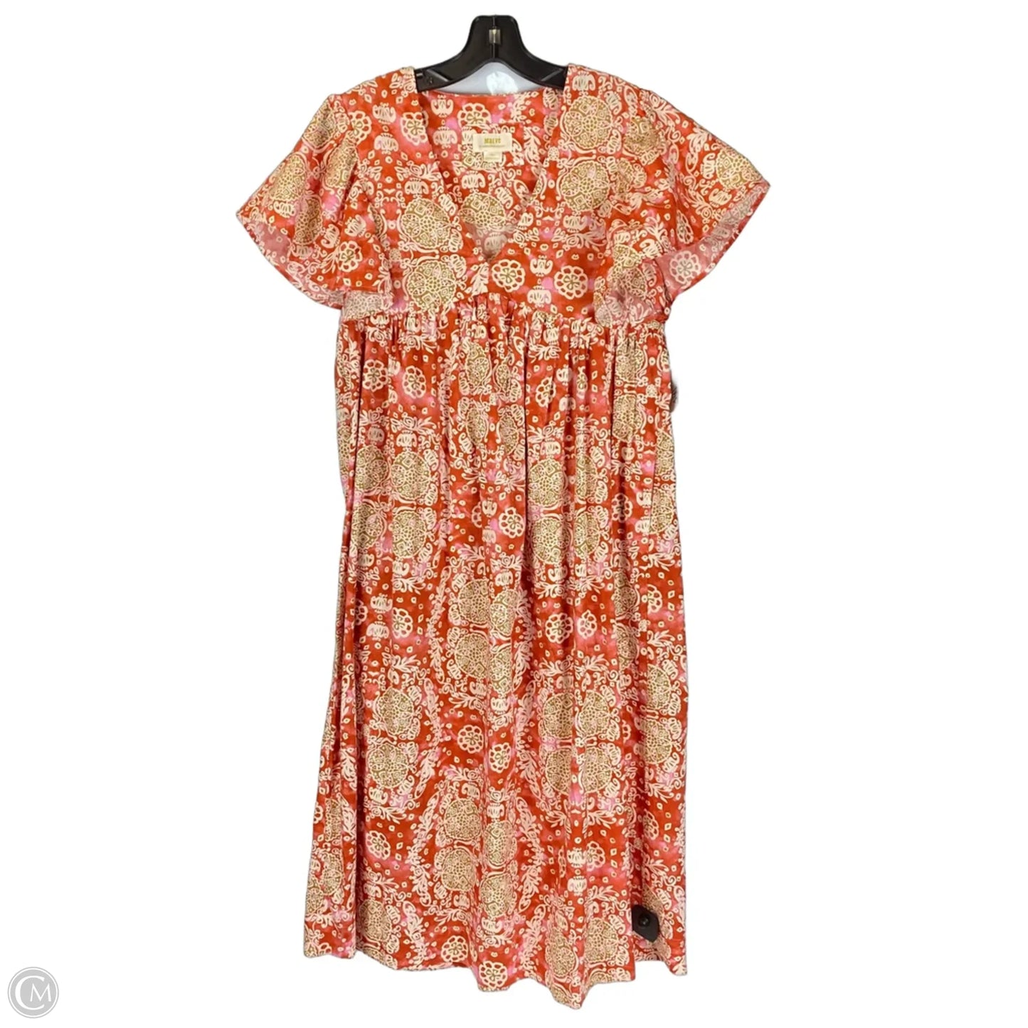Dress Casual Midi By Maeve In Orange, Size: Xs
