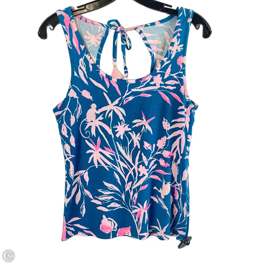 Top Sleeveless Designer By Lilly Pulitzer In Teal, Size: S