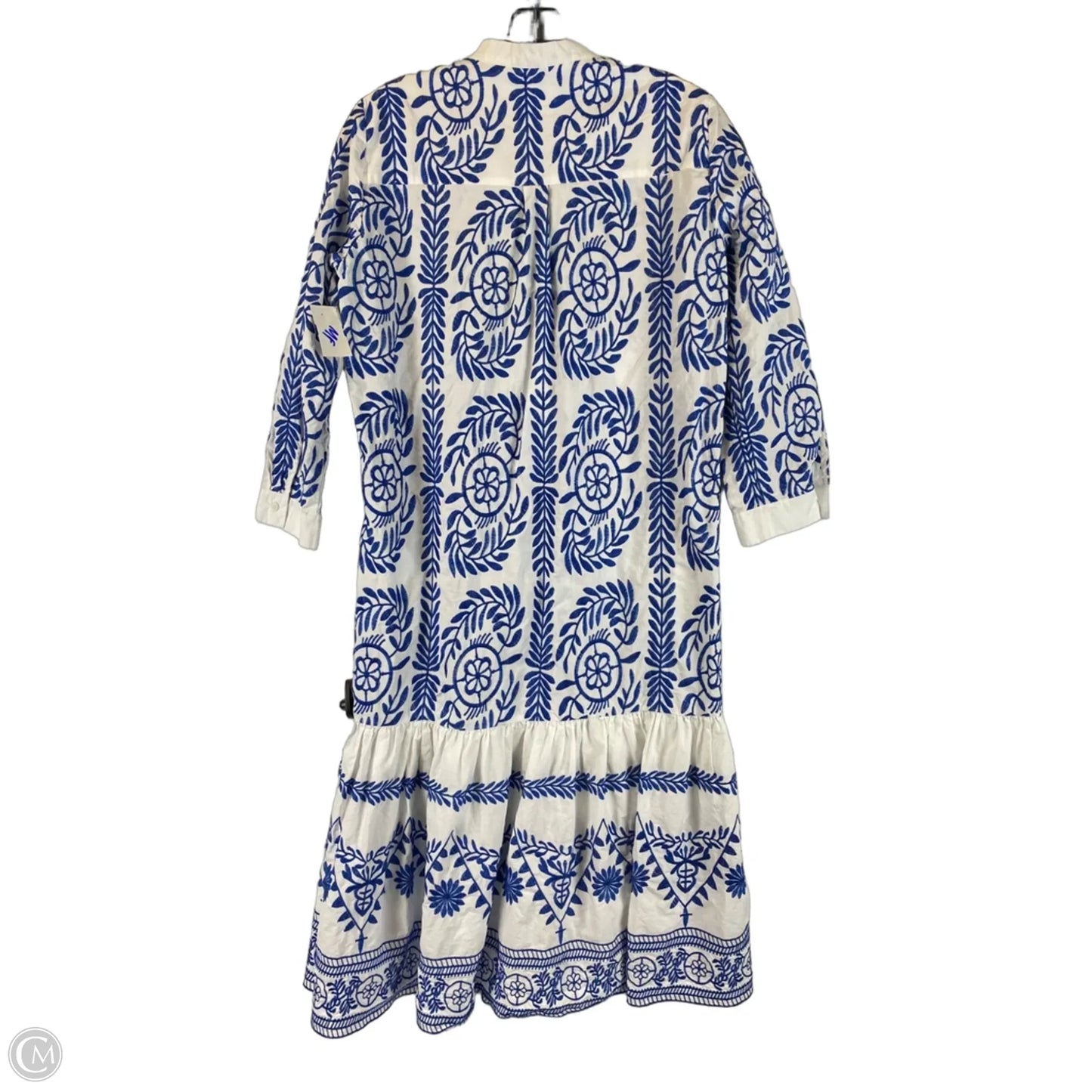 Dress Casual Midi By Zara In Blue, Size: M