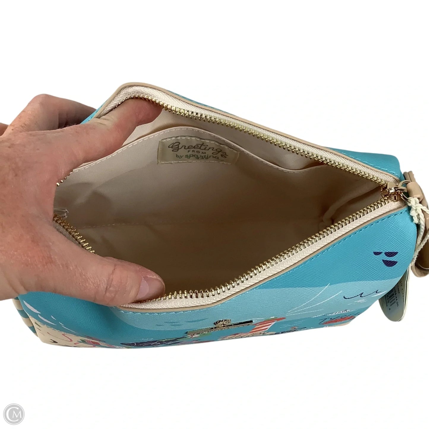 Makeup Bag By Spartina, Size: Medium