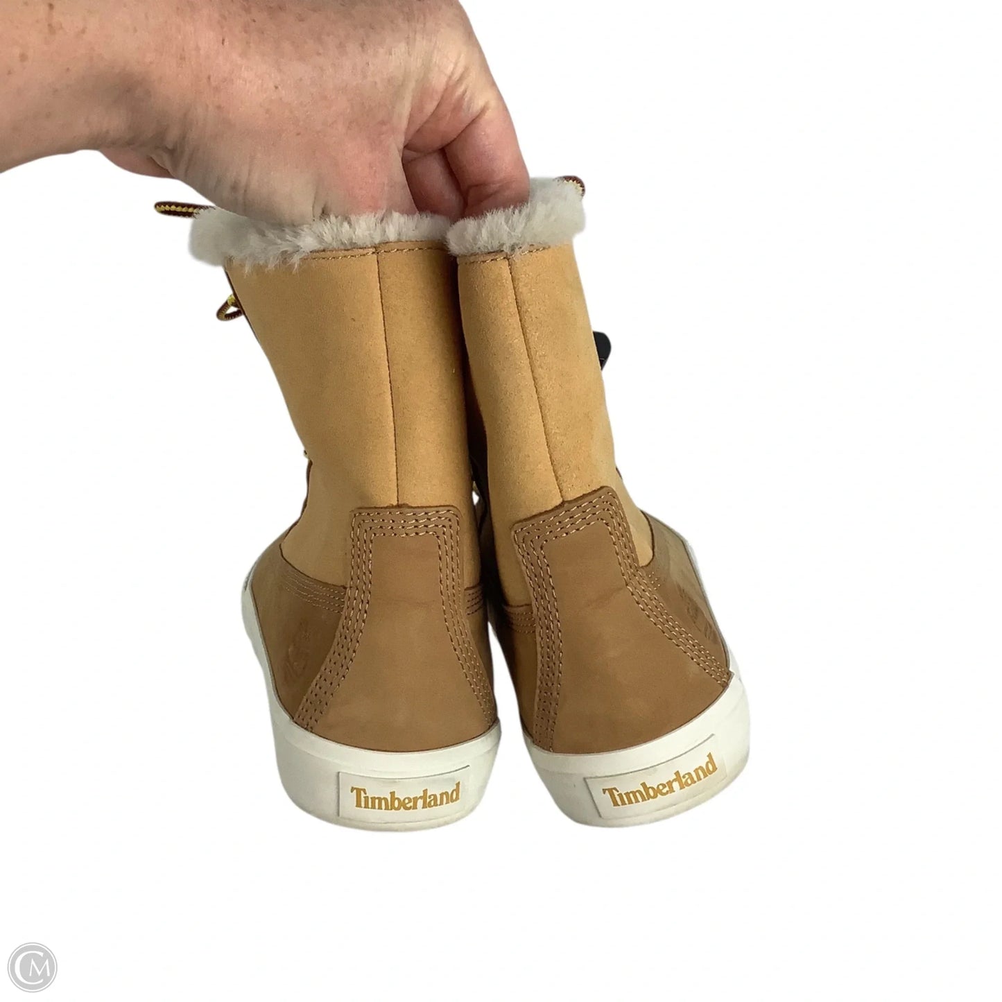 Boots Ankle Flats By Timberland In Tan, Size: 7.5