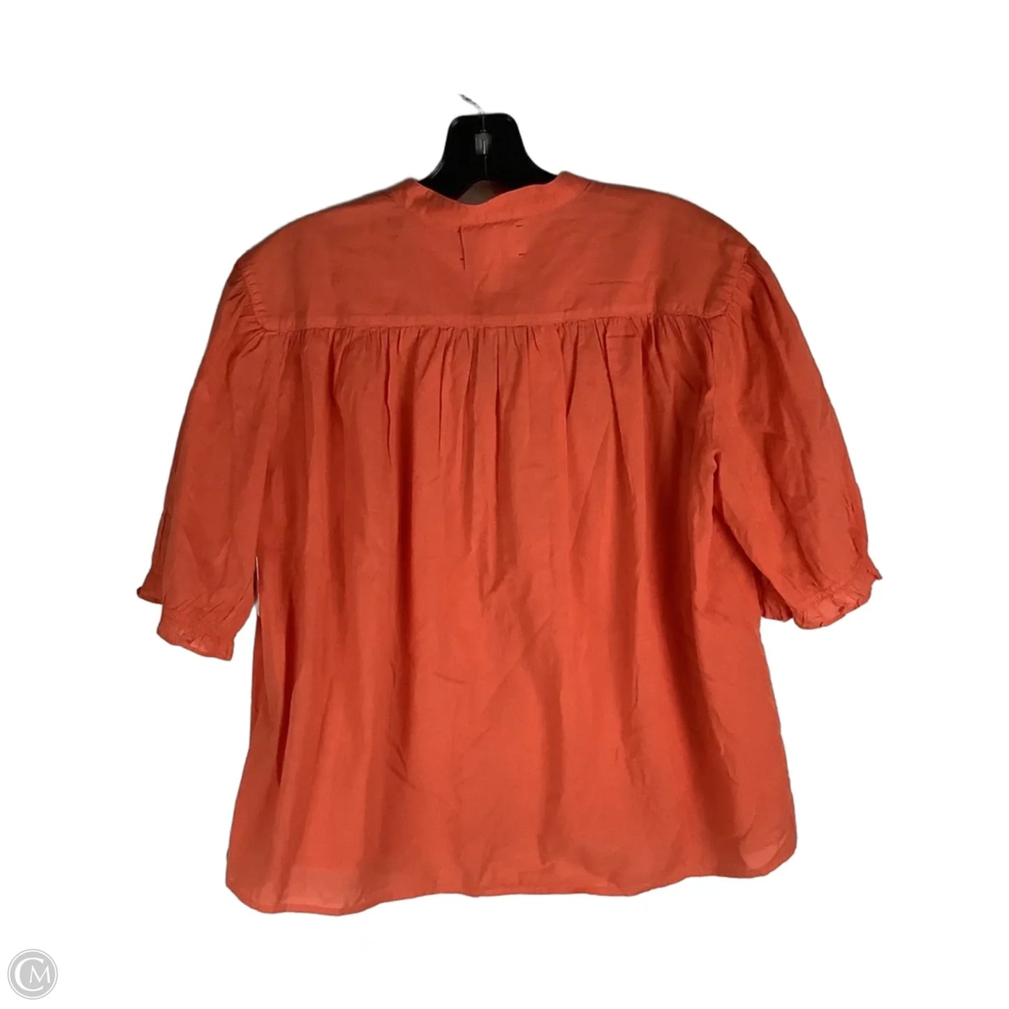 Top Short Sleeve By Cmc In Orange, Size: Xs