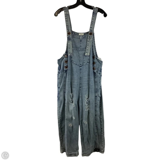 Overalls By Easel In Blue Denim, Size: S