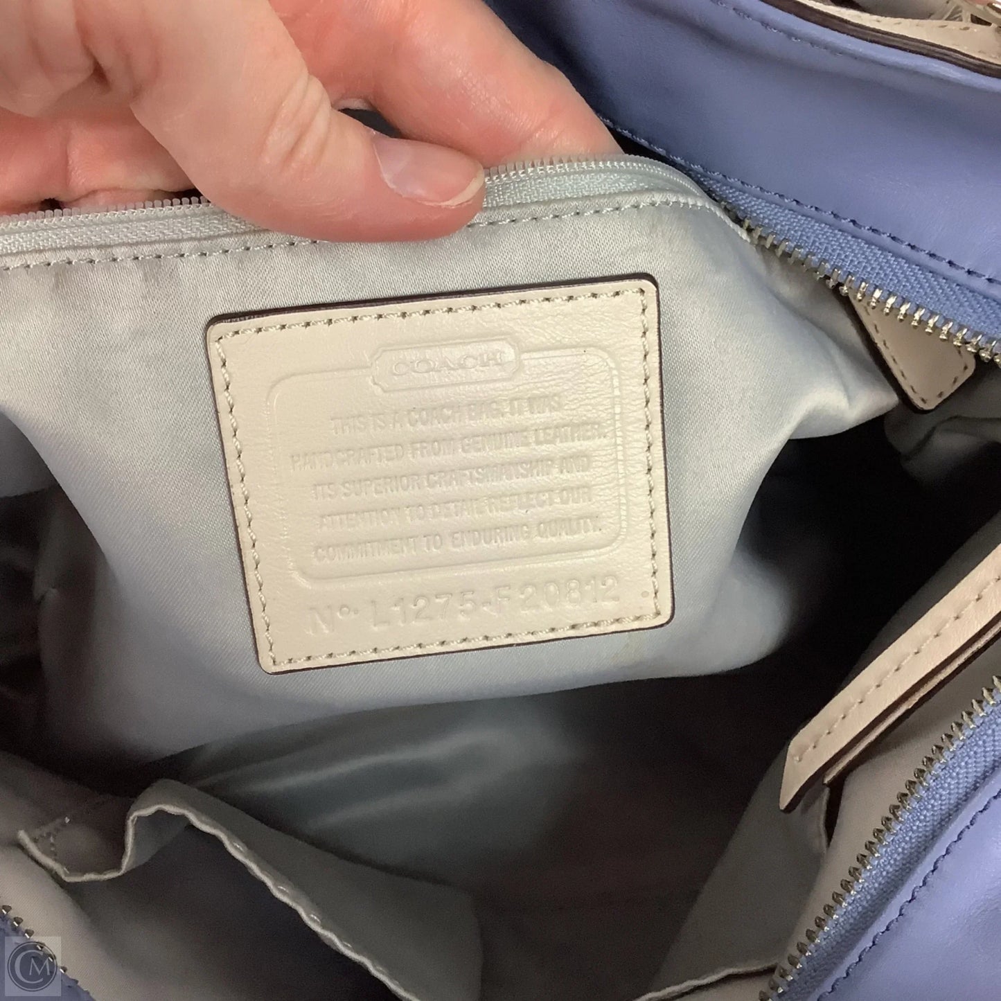 Handbag Designer By Coach, Size: Large