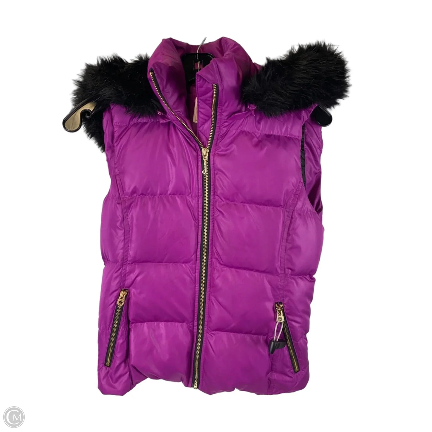 Vest Puffer & Quilted By Juicy Couture In Purple, Size: Xs