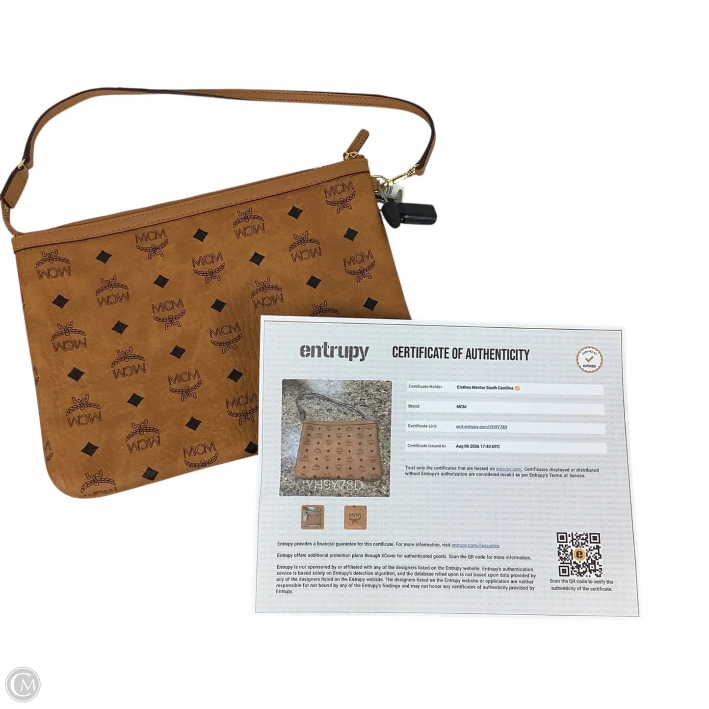 Wristlet Luxury Designer By Mcm, Size: Medium
