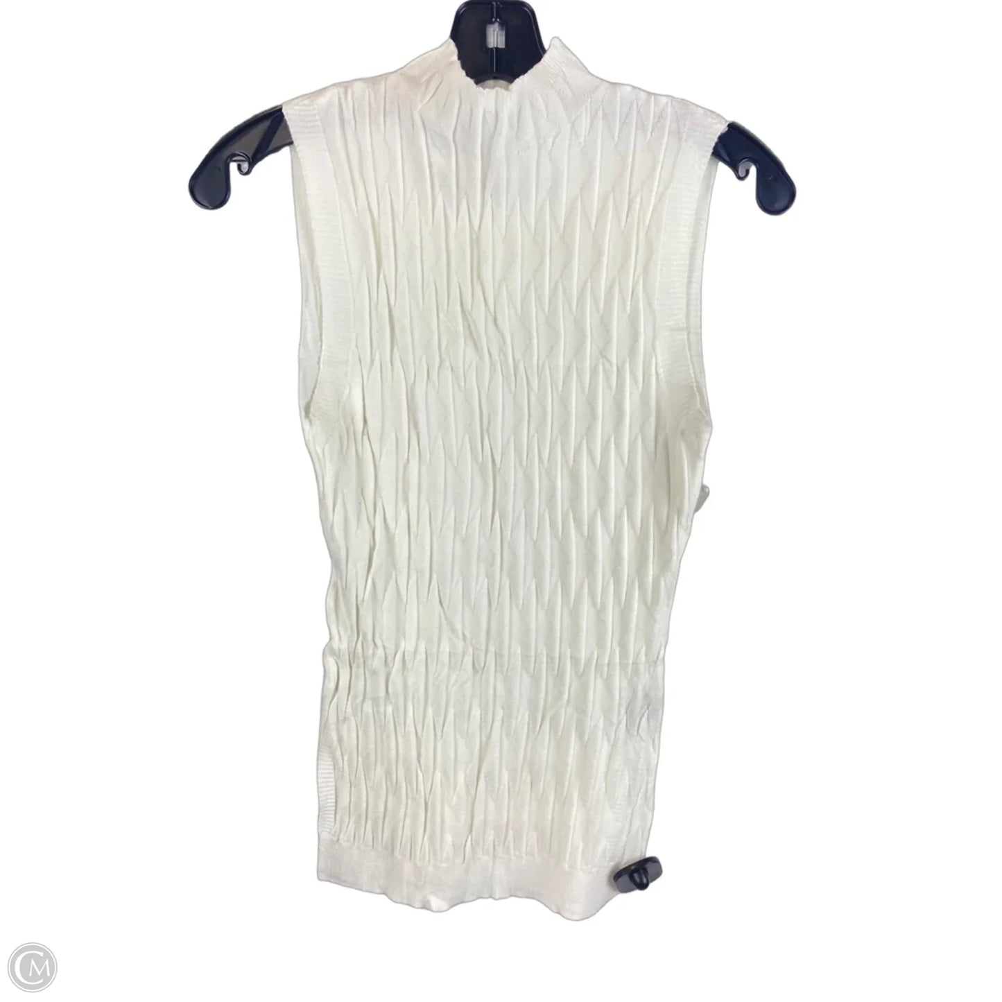 Top Sleeveless By Cmc In Cream, Size: M
