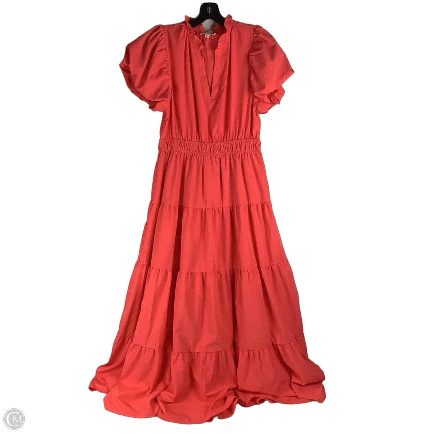 Dress Casual Maxi By Entro In Coral, Size: L