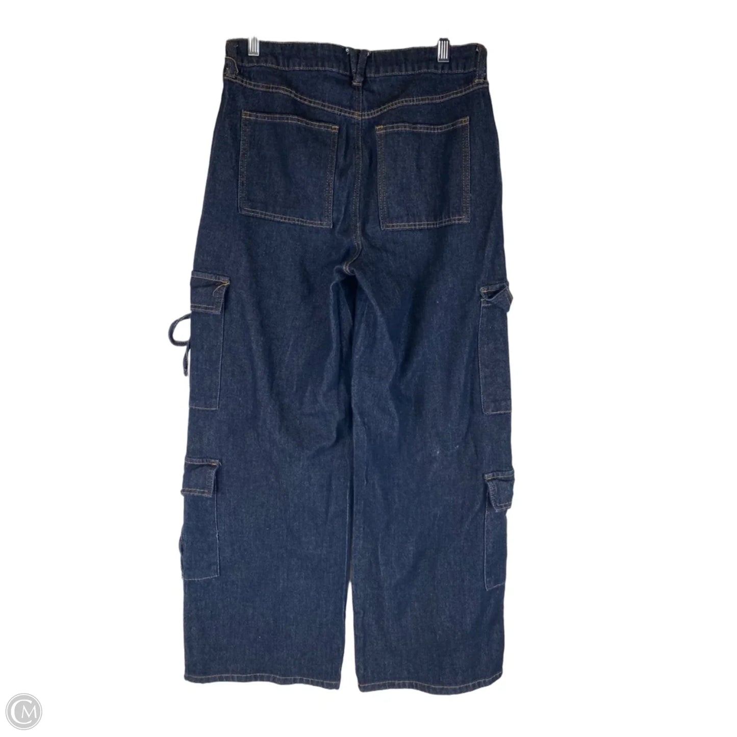 Jeans Wide Leg By No Boundaries In Blue Denim, Size: 8