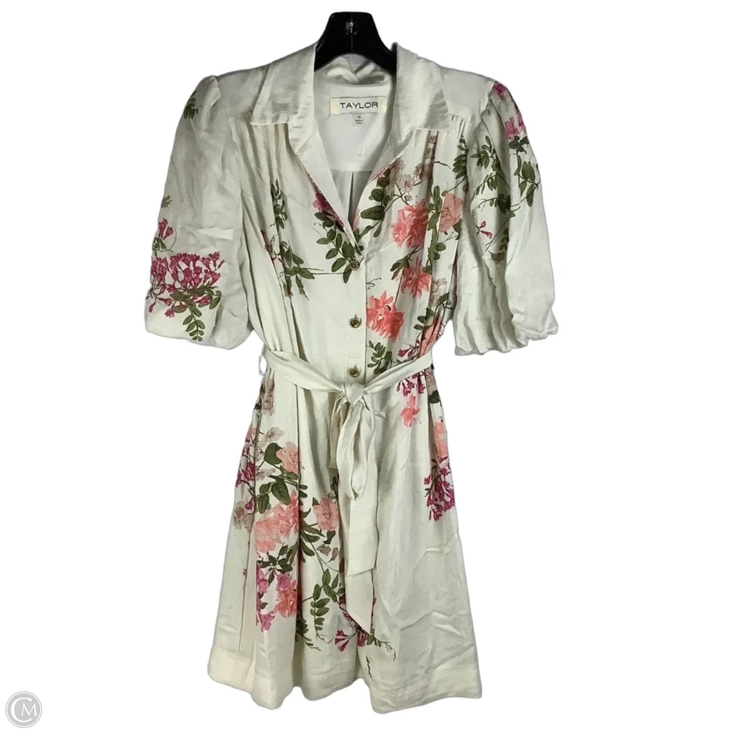 Dress Casual Short By Taylor In Floral Print, Size: 10