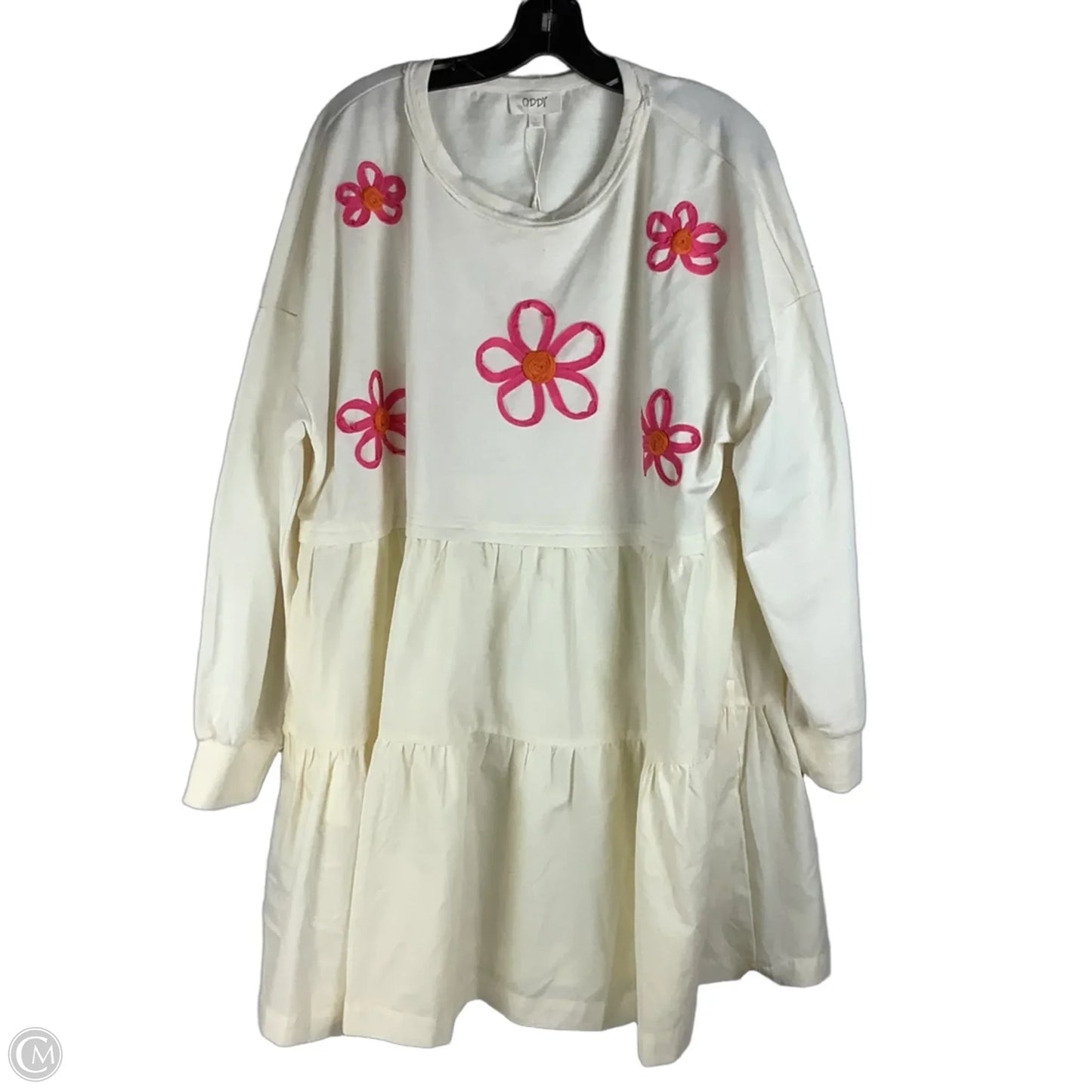 Dress Casual Short By Oddi In Floral Print, Size: L