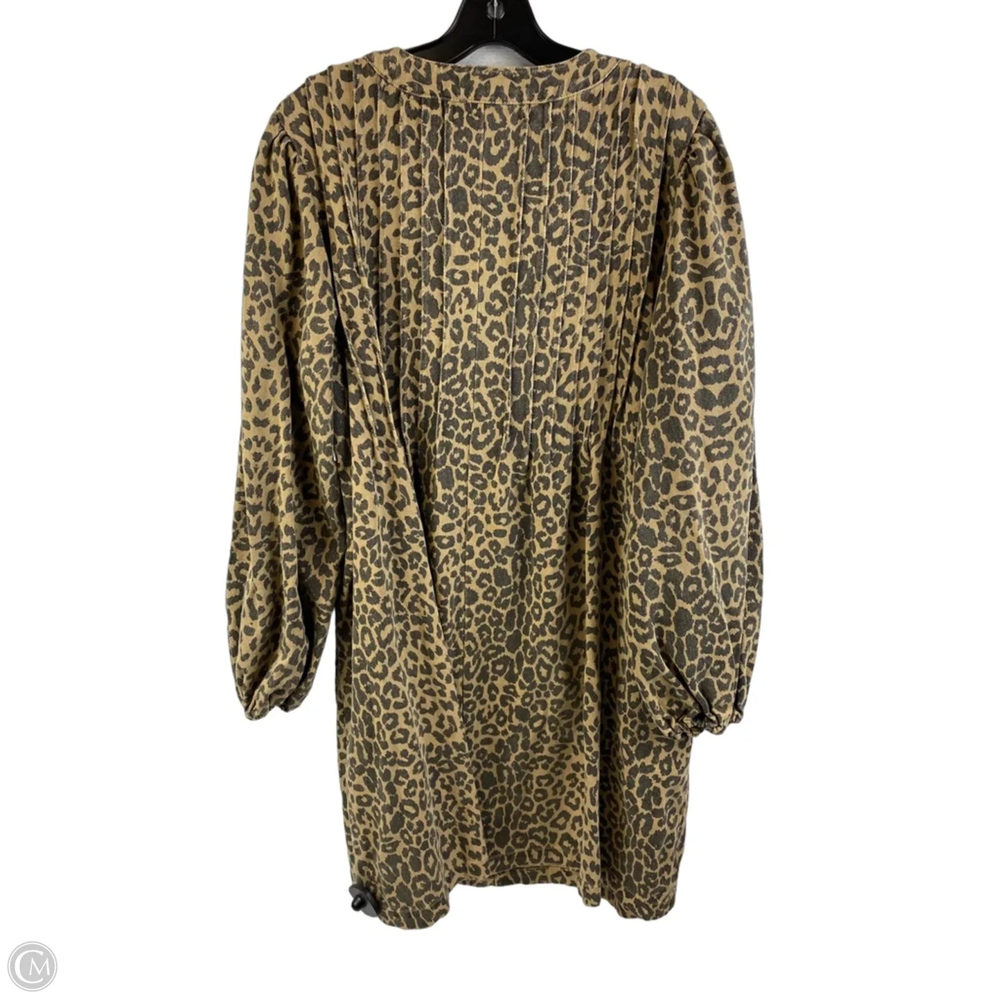 Dress Casual Short By Chicsoul In Animal Print, Size: 1x