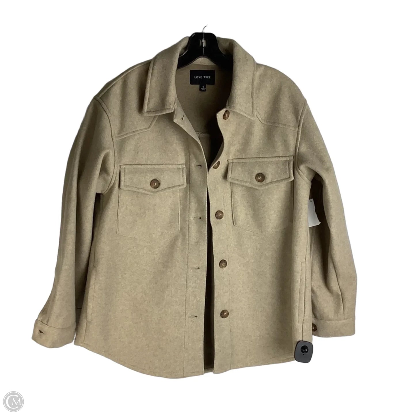 Jacket Other By Love Tree In Tan, Size: S