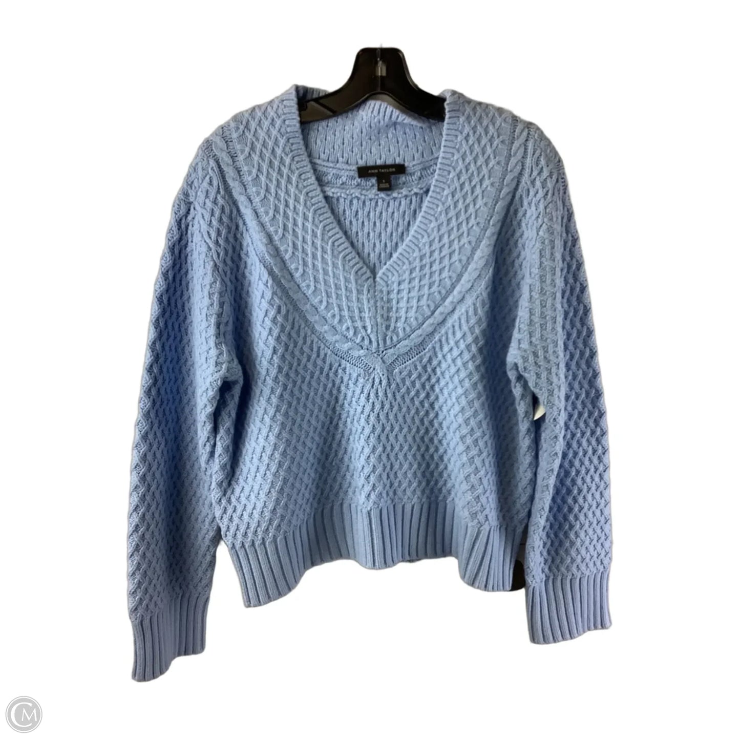 Sweater By Ann Taylor In Blue, Size: S