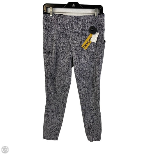 Athletic Leggings By Lululemon In Black & White, Size: 8