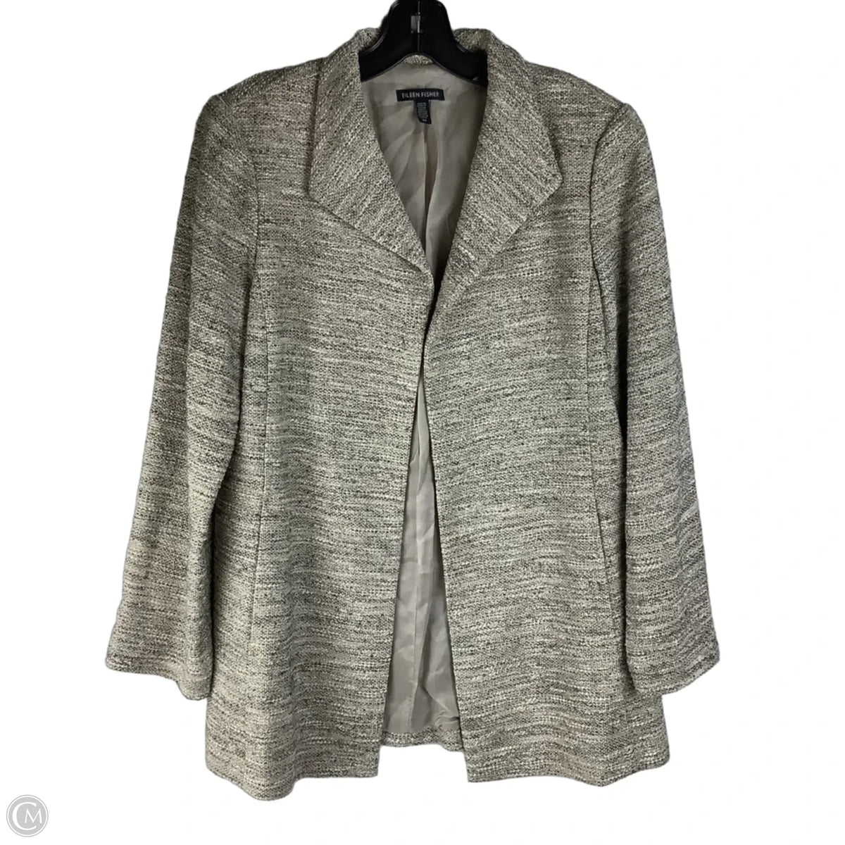 Blazer By Eileen Fisher In Tan, Size: S