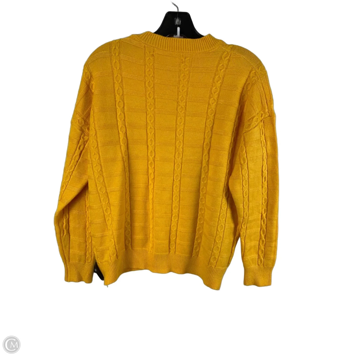 Sweater By Cmc In Yellow, Size: L