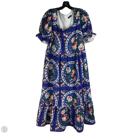Dress Casual Maxi By Cmc In Multi-colored, Size: 2x