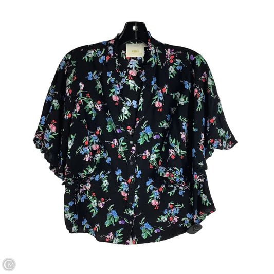 Top Short Sleeve By Maeve In Floral Print, Size: M