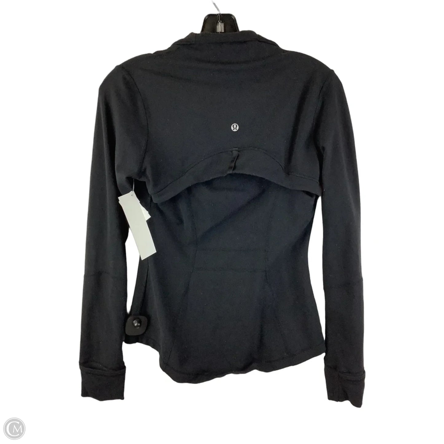 Athletic Jacket By Lululemon In Black, Size: 6