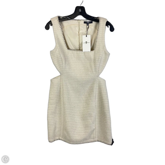 Dress Party Short By 7 For All Mankind In Cream, Size: M