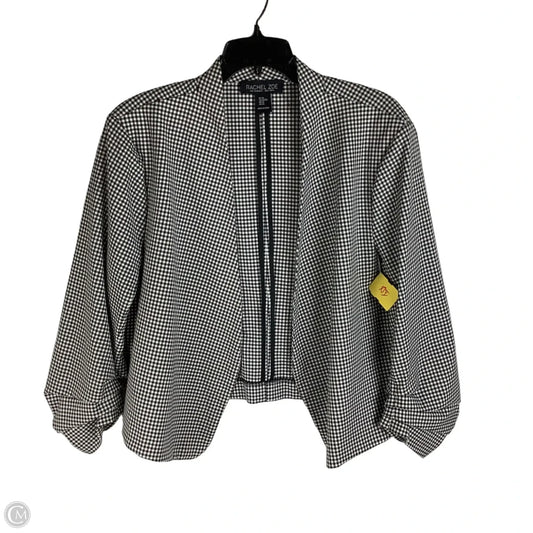 Blazer By Rachel Zoe In Black & White, Size: Xl