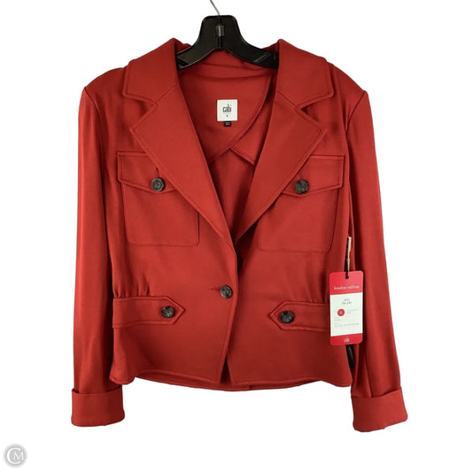 Jacket Other By Cabi In Red, Size: 6