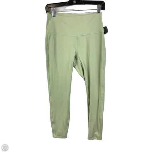 Athletic Leggings By Lululemon In Green, Size: 8