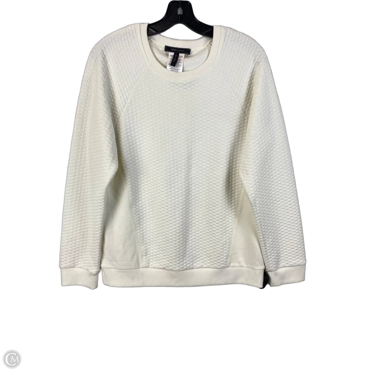 Top Long Sleeve By Bcbgmaxazria In Cream, Size: S