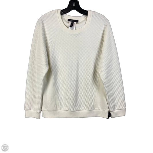 Top Long Sleeve By Bcbgmaxazria In Cream, Size: S