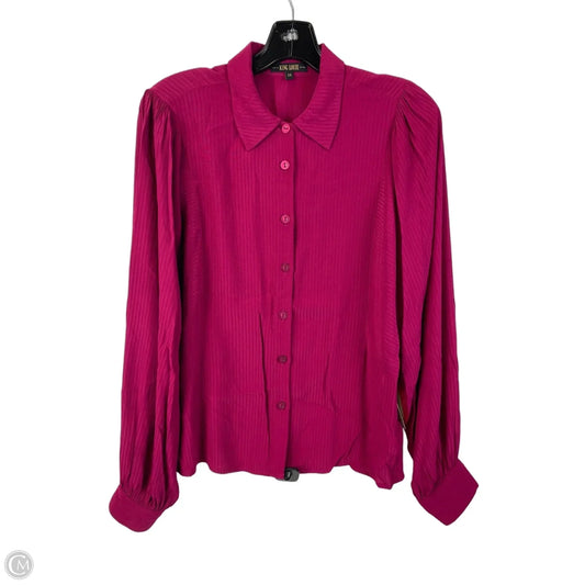 Top Long Sleeve By Cmc In Pink, Size: 2