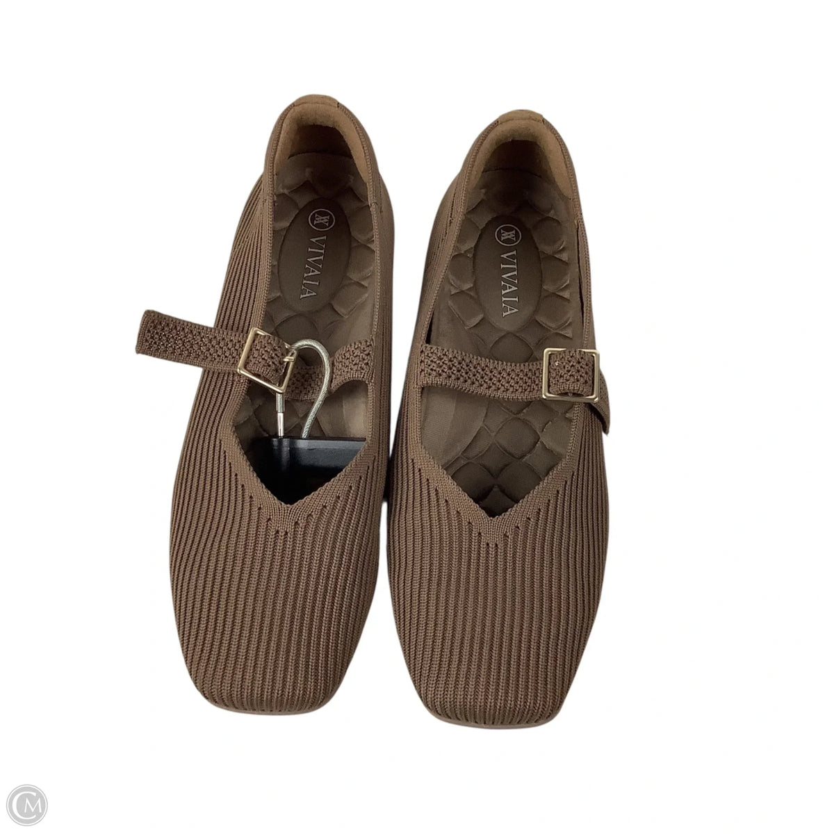 Shoes Flats By Vivaia In Brown, Size: 5.5 (36)
