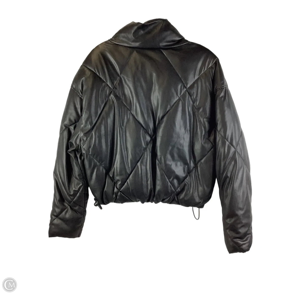 Jacket Puffer & Quilted By Love Tree In Black, Size: M